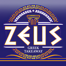Zeus Greek Cuisine Takeaway logo.